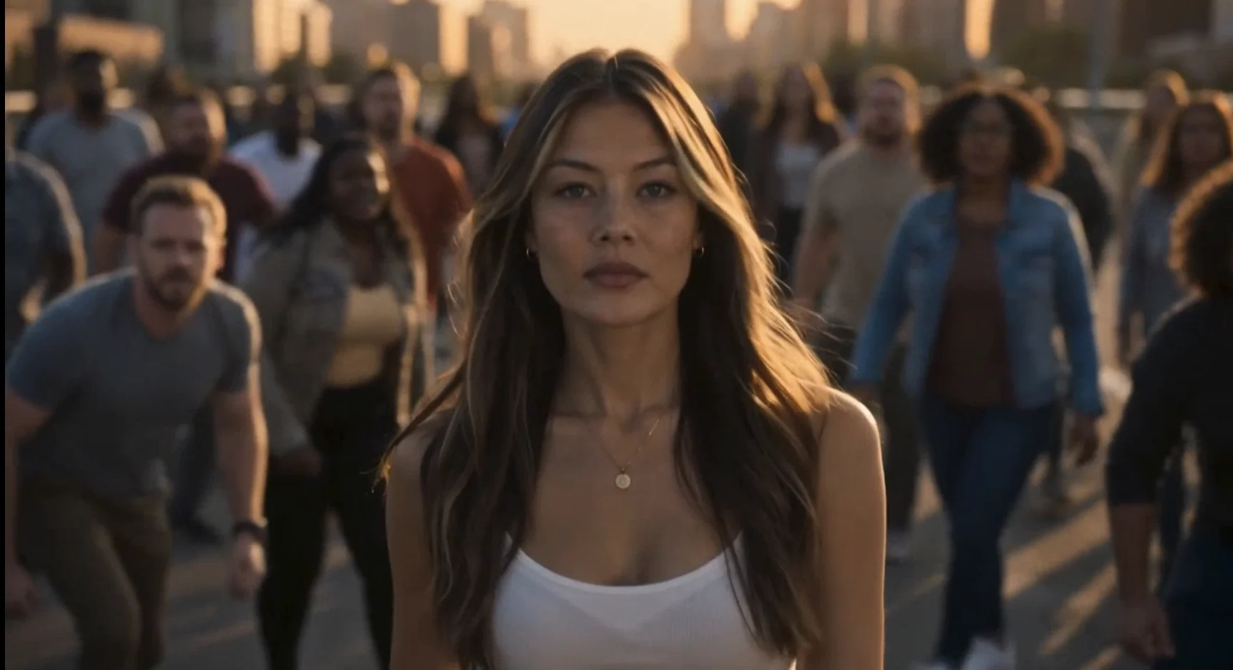 Rise Up music video scene